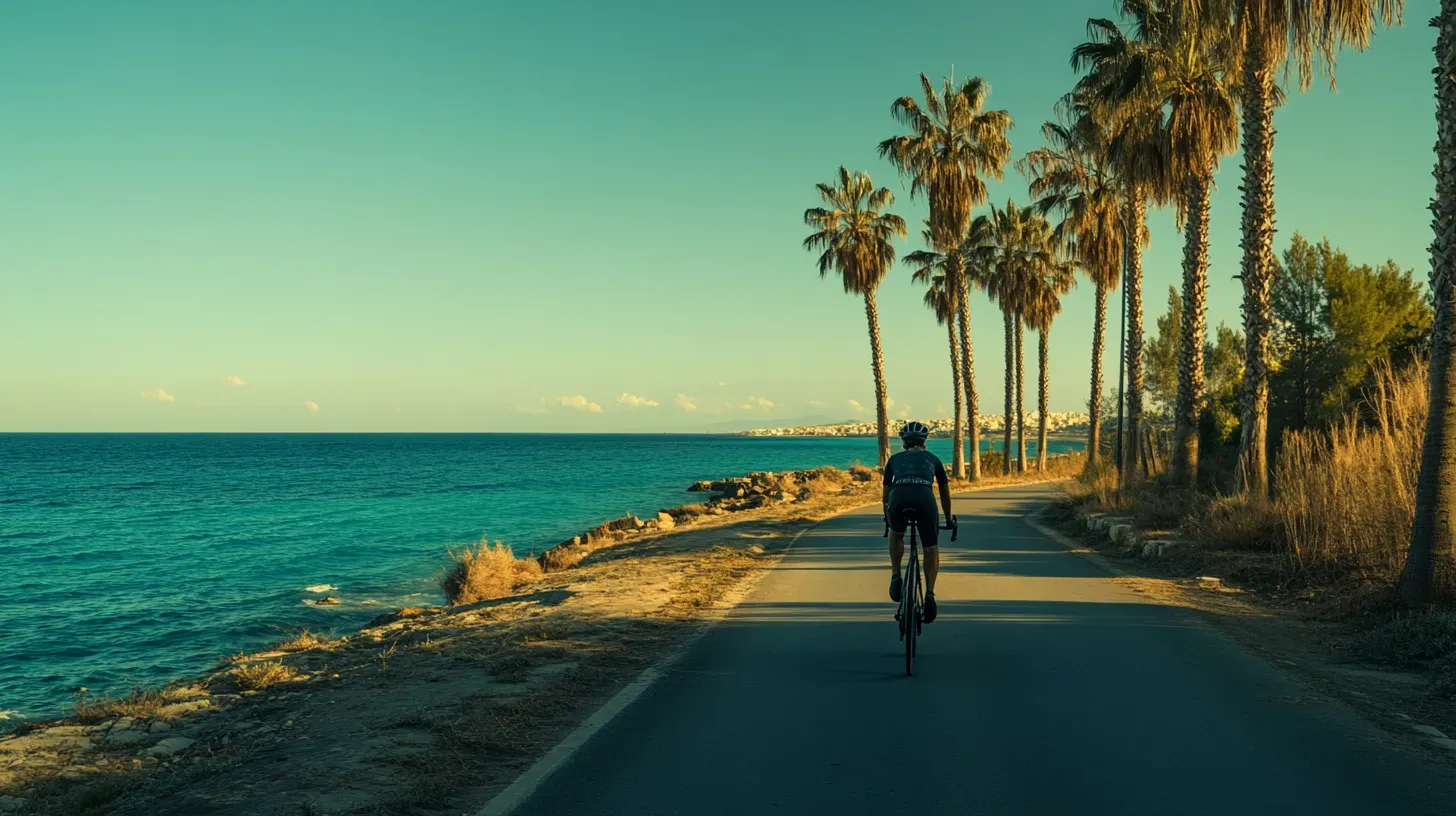 Cycling routes in Cyprus: coast and hills Cycling routes in Cyprus: coast and hills